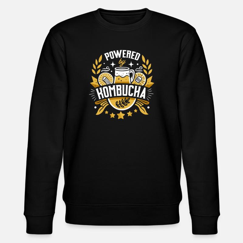 Emblème du Kombucha Kraft - Sweat bio CHANGER Stanley/Stella Unisexe - noir