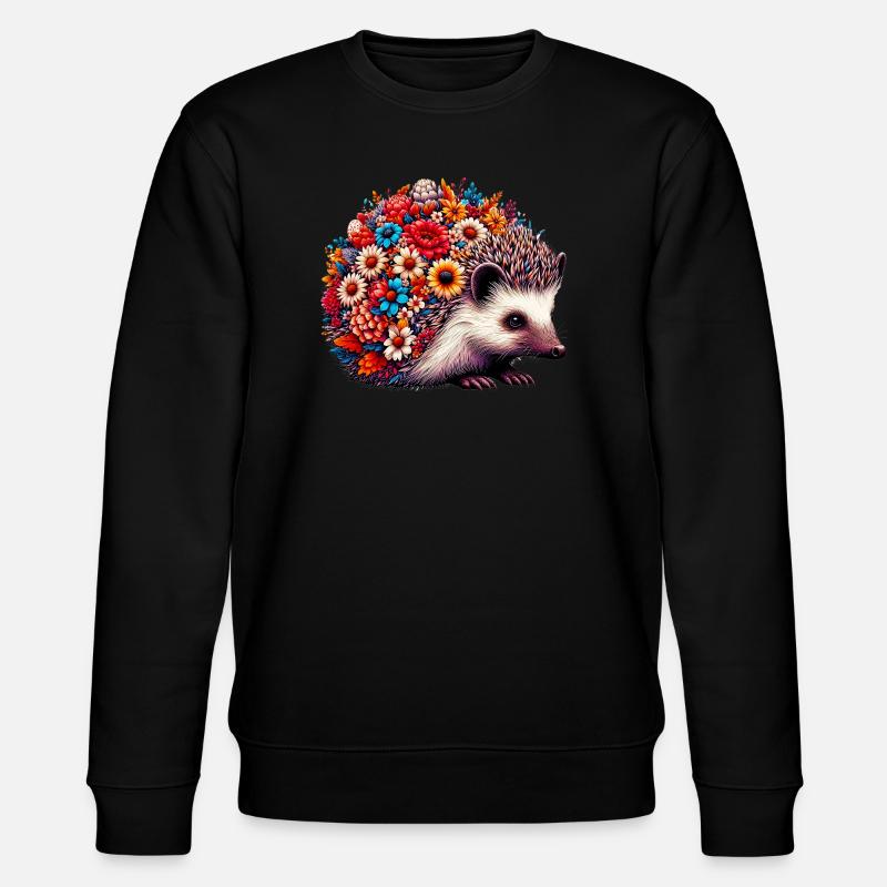 Igel - Stanley/Stella Unisex Bio-Sweatshirt CHANGER  - Schwarz