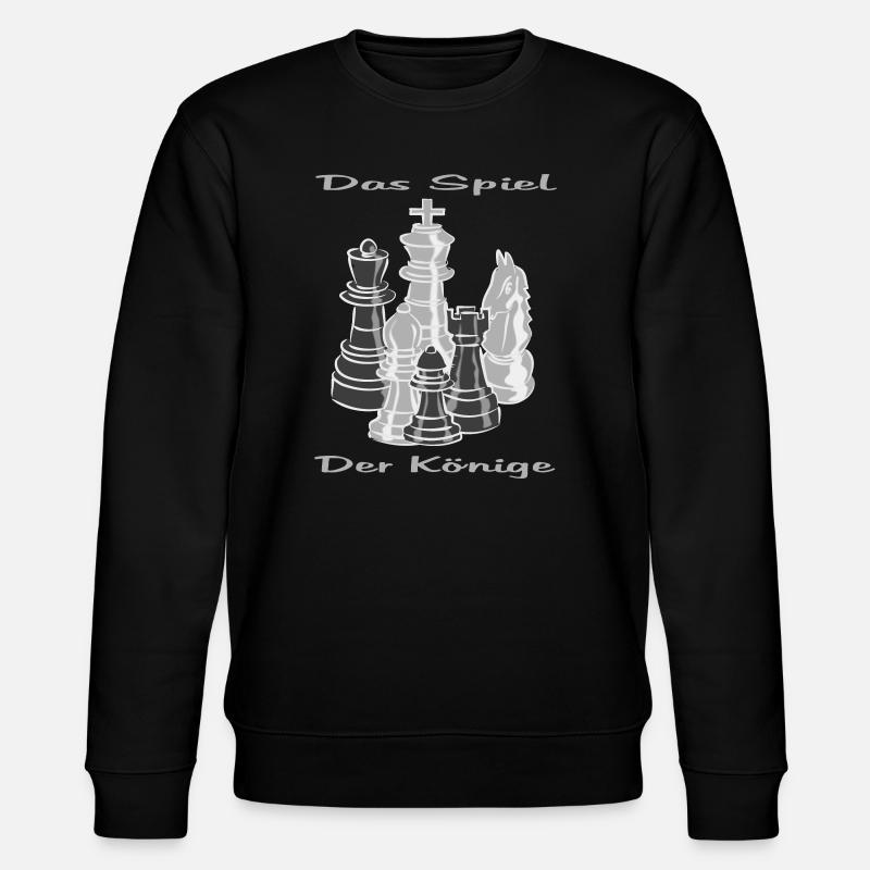 Schach figuren - Stanley/Stella Unisex Bio-Sweatshirt CHANGER  - Schwarz