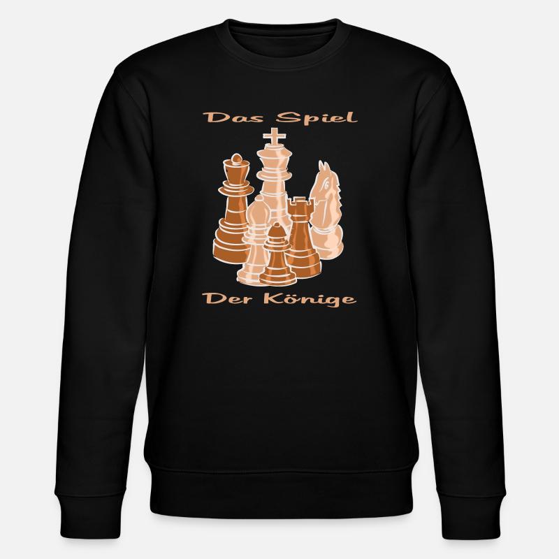 Schach figuren - Stanley/Stella Unisex Bio-Sweatshirt CHANGER  - Schwarz