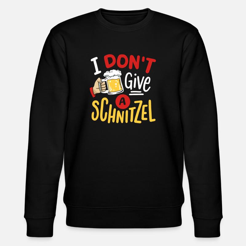 Schnitzel Bier - Stanley/Stella Unisex Bio-Sweatshirt CHANGER  - Schwarz