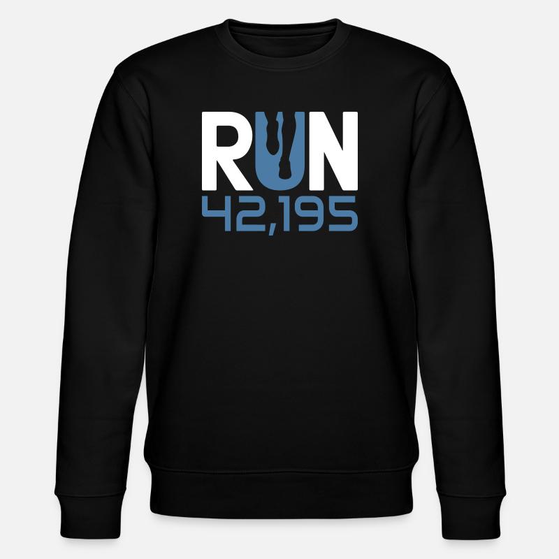 Marathon Runner Run 42 195 finishers - Sweat bio CHANGER Stanley/Stella Unisexe - noir