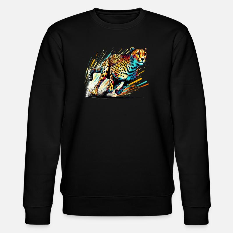 Guépard - Sweat bio CHANGER Stanley/Stella Unisexe - noir