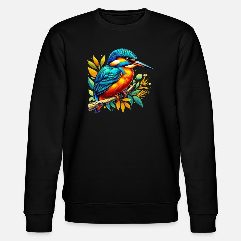 Martin-pêcheur - Sweat bio CHANGER Stanley/Stella Unisexe - noir