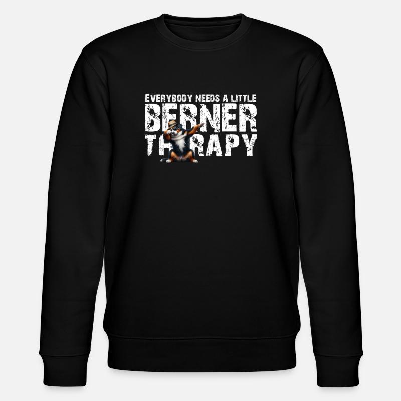 Berner Sennenhund - Stanley/Stella Unisex Bio-Sweatshirt CHANGER  - Schwarz
