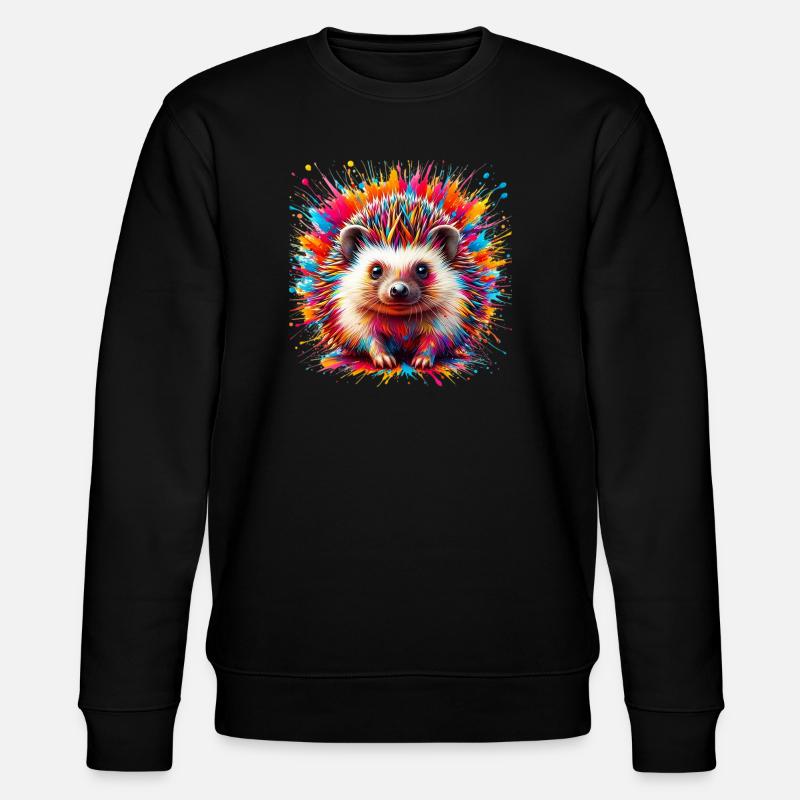 Hérisson - Sweat bio CHANGER Stanley/Stella Unisexe - noir