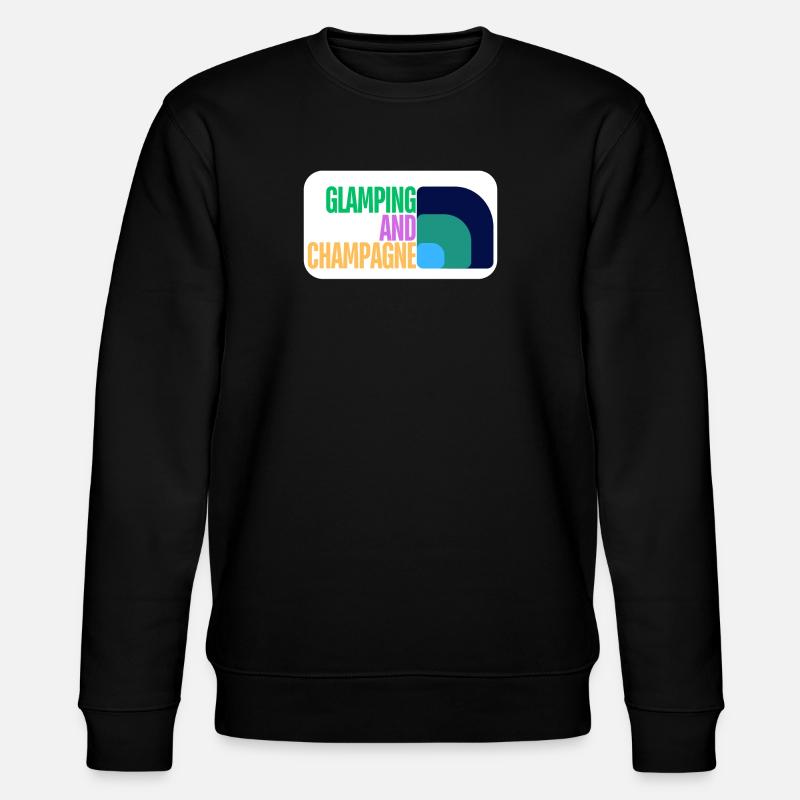 Glamping (Glamping) - Stanley/Stella Unisex Bio-Sweatshirt CHANGER  - Schwarz