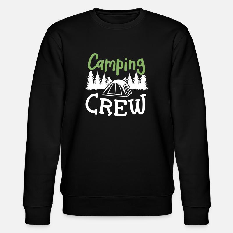 Camping Crew Camper - Stanley/Stella Unisex Bio-Sweatshirt CHANGER  - Schwarz