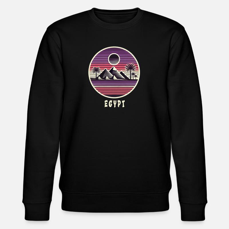 Design de pyramide égyptienne - Sweat bio CHANGER Stanley/Stella Unisexe - noir