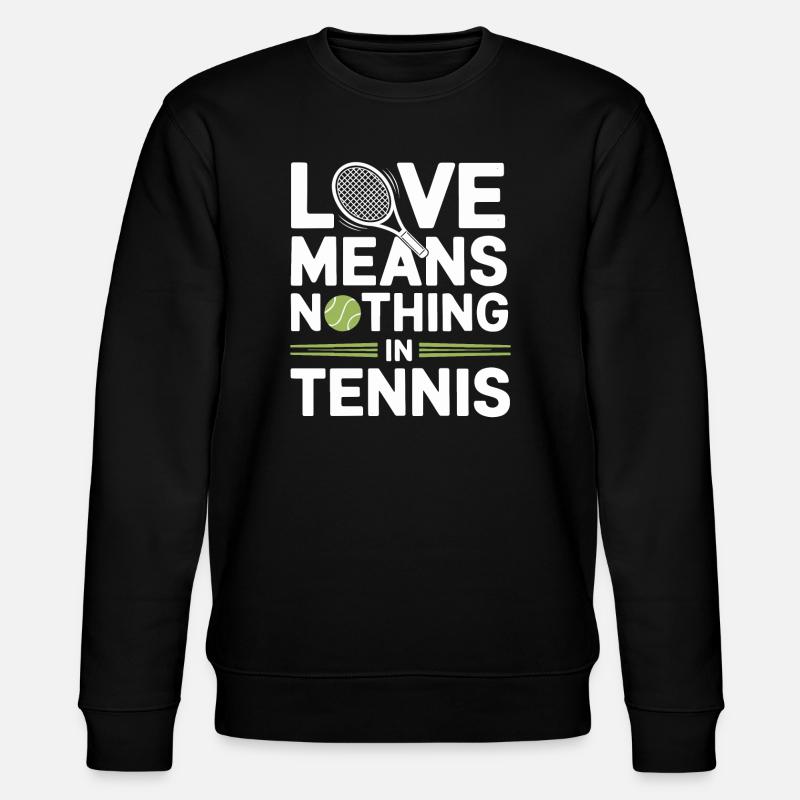 L’amour, c’est le tennis - Sweat bio CHANGER Stanley/Stella Unisexe - noir