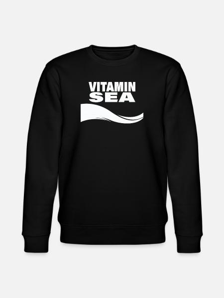 VITAMIN SEA - Stanley/Stella CHANGER Unisex Organic Sweatshirt - black