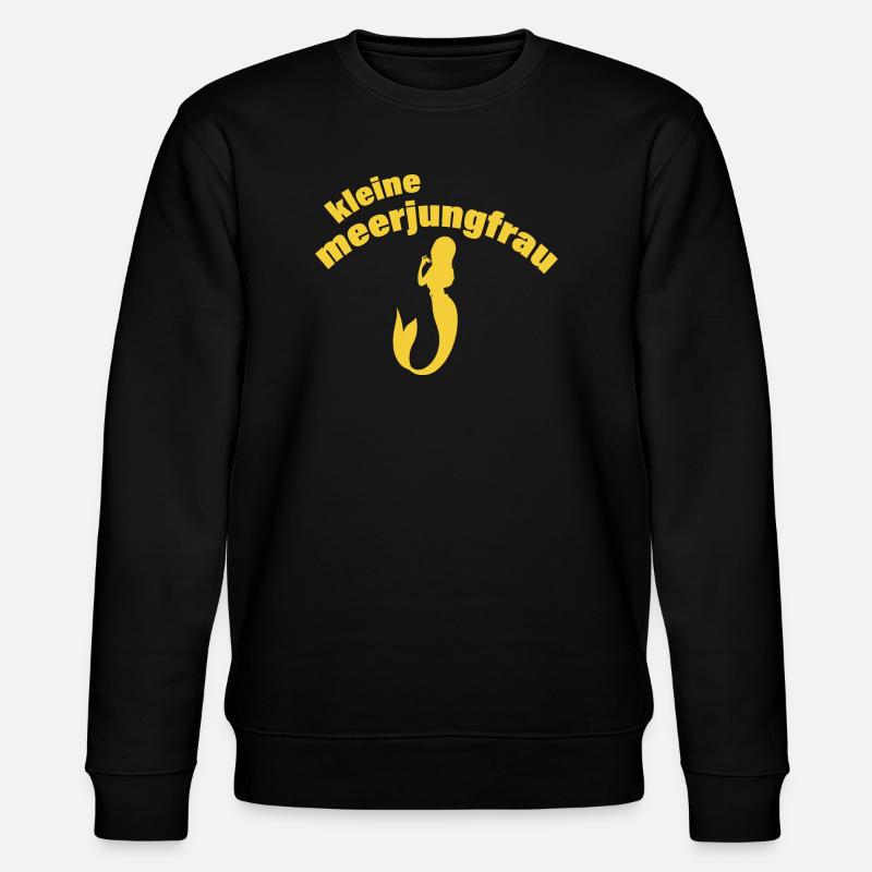 MEERJUNGFRAU - Stanley/Stella Unisex Bio-Sweatshirt CHANGER  - Schwarz
