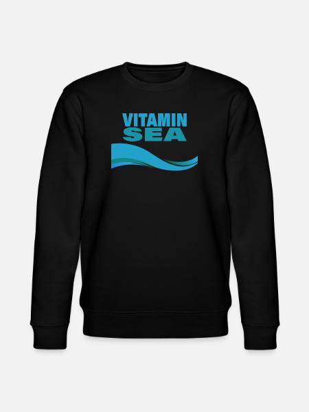 VITAMIN SEA - Stanley/Stella CHANGER Unisex Organic Sweatshirt - black