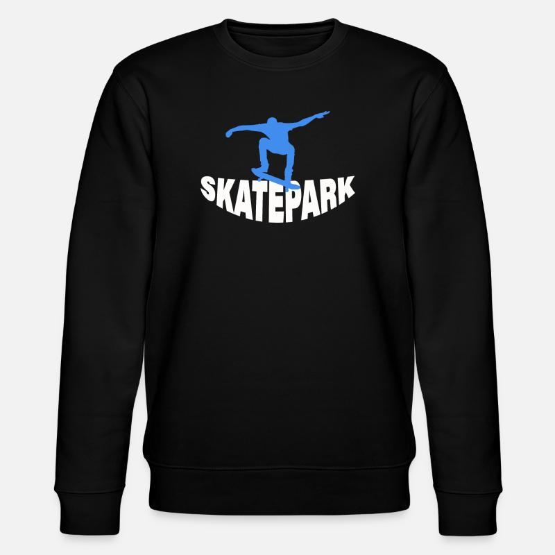 SKATEPARK - Stanley/Stella Unisex Bio-Sweatshirt CHANGER  - Schwarz