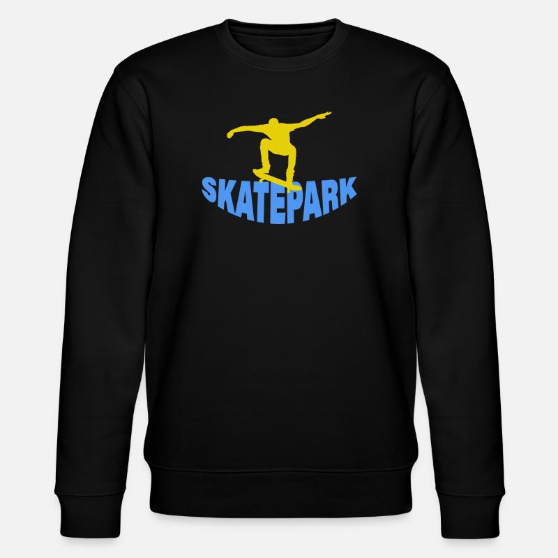 SKATEPARK - Stanley/Stella Unisex Bio-Sweatshirt CHANGER  - Schwarz