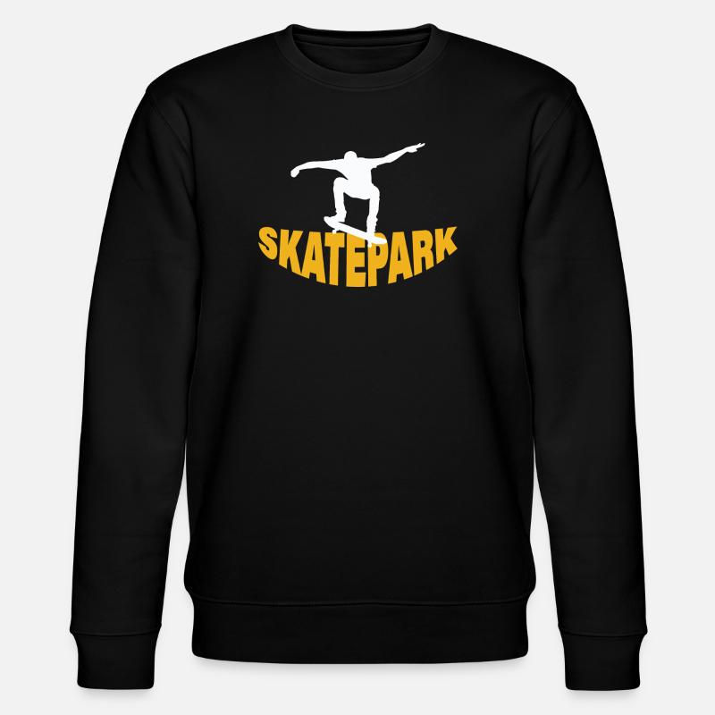 SKATEPARK - Stanley/Stella Unisex Bio-Sweatshirt CHANGER  - Schwarz