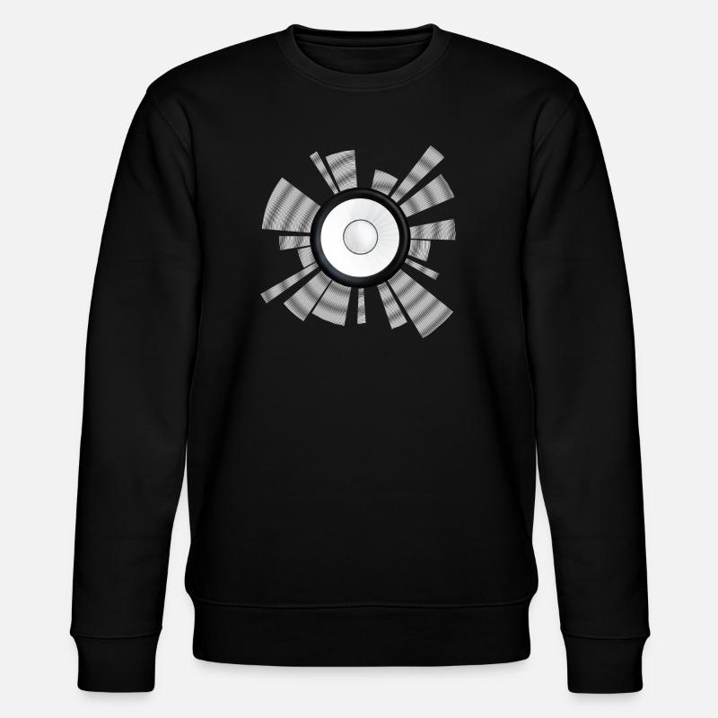 Klangstrahl Lautsprecherzentrum - Stanley/Stella Unisex Bio-Sweatshirt CHANGER  - Schwarz