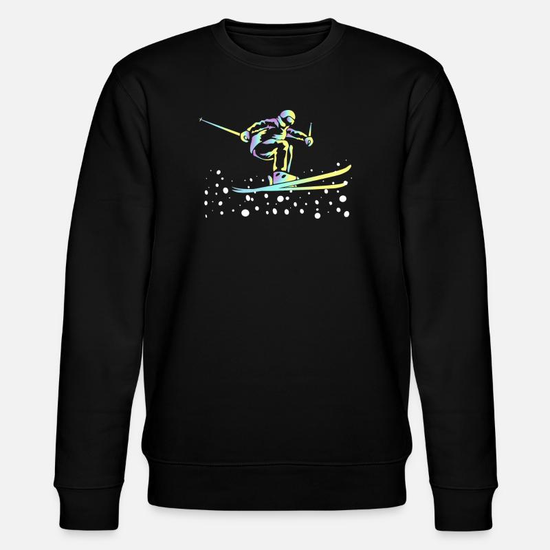 Saut à ski Neon Gradient - Sweat bio CHANGER Stanley/Stella Unisexe - noir