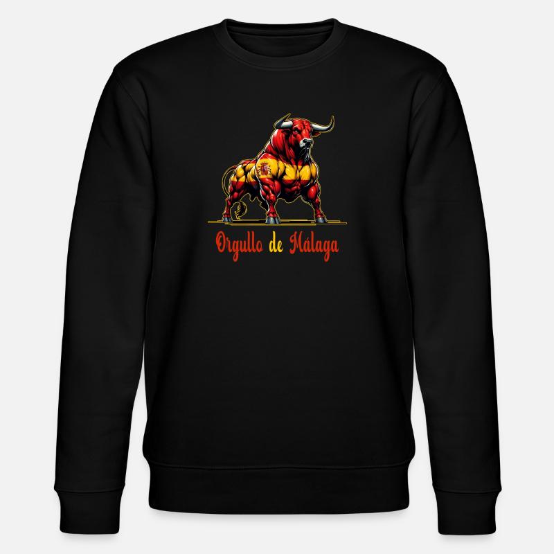 The pride Malaga flag design - Stanley/Stella CHANGER Unisex Organic Sweatshirt - black