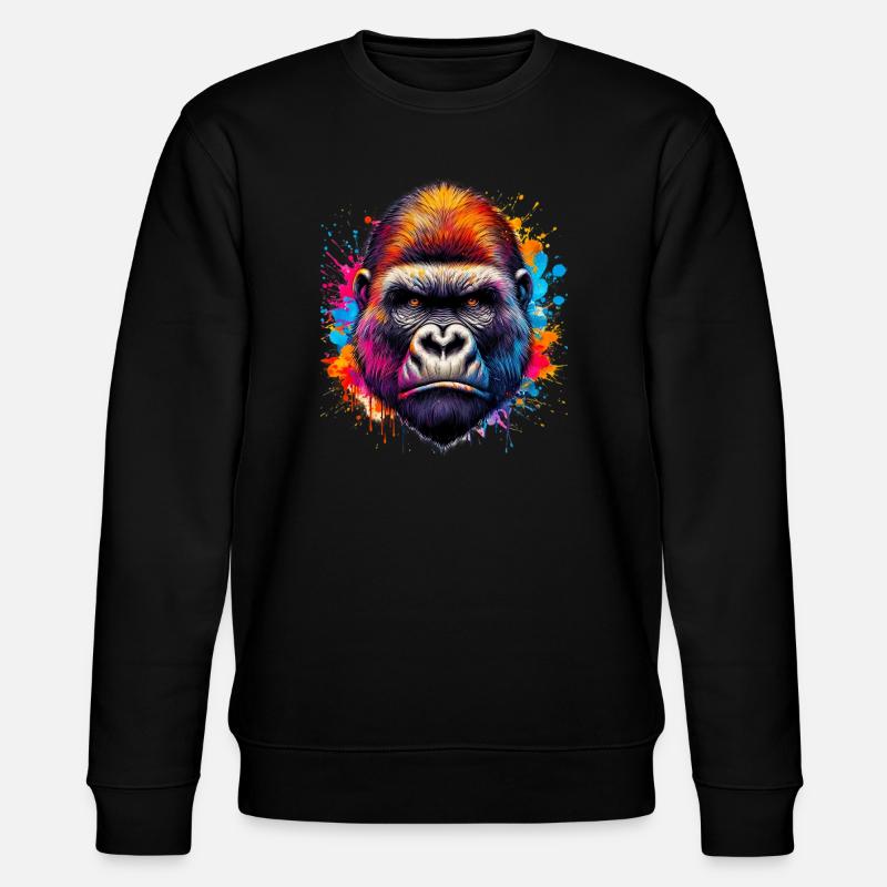 Gorille - Sweat bio CHANGER Stanley/Stella Unisexe - noir