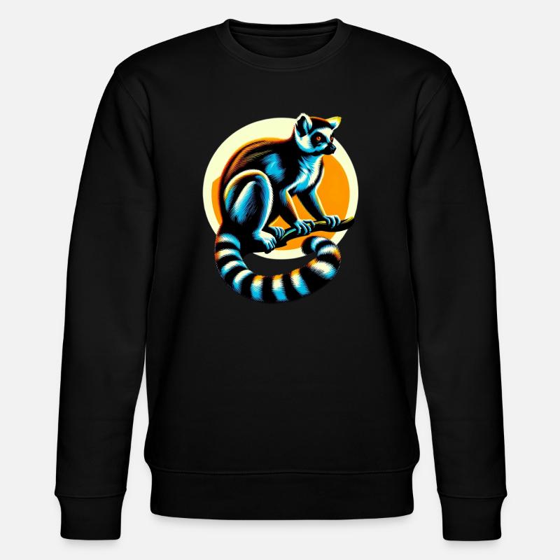 Lémurien - Sweat bio CHANGER Stanley/Stella Unisexe - noir