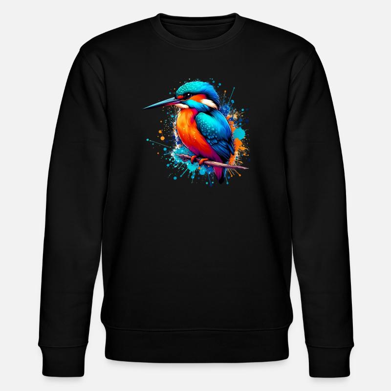 Martin-pêcheur - Sweat bio CHANGER Stanley/Stella Unisexe - noir