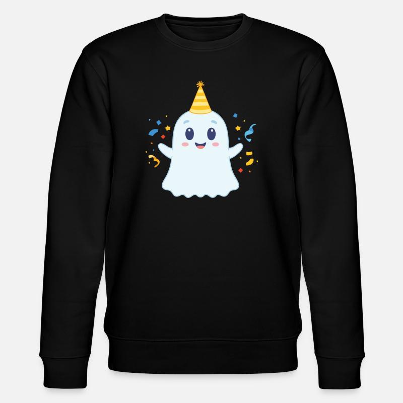 süßer Partygeist - Stanley/Stella Unisex Bio-Sweatshirt CHANGER  - Schwarz