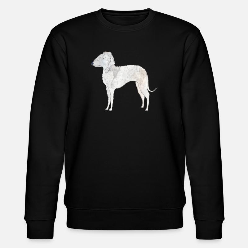 Bedlington Terrier - Sweat bio CHANGER Stanley/Stella Unisexe - noir