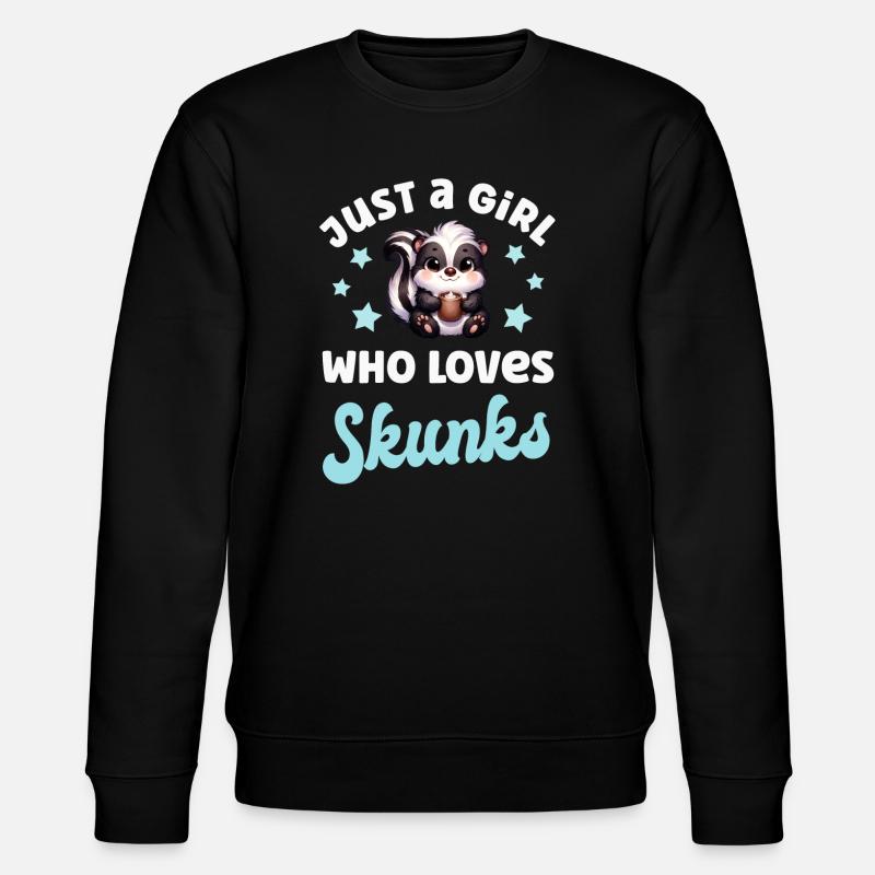 Stinktier - Stanley/Stella Unisex Bio-Sweatshirt CHANGER  - Schwarz