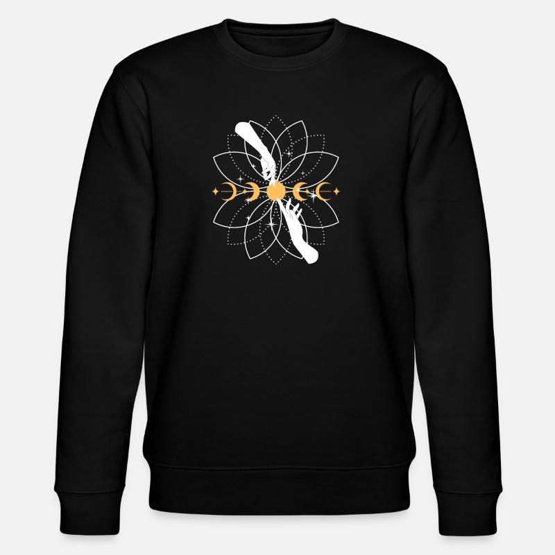 Mandala de Koi Céleste - Sweat bio CHANGER Stanley/Stella Unisexe - noir
