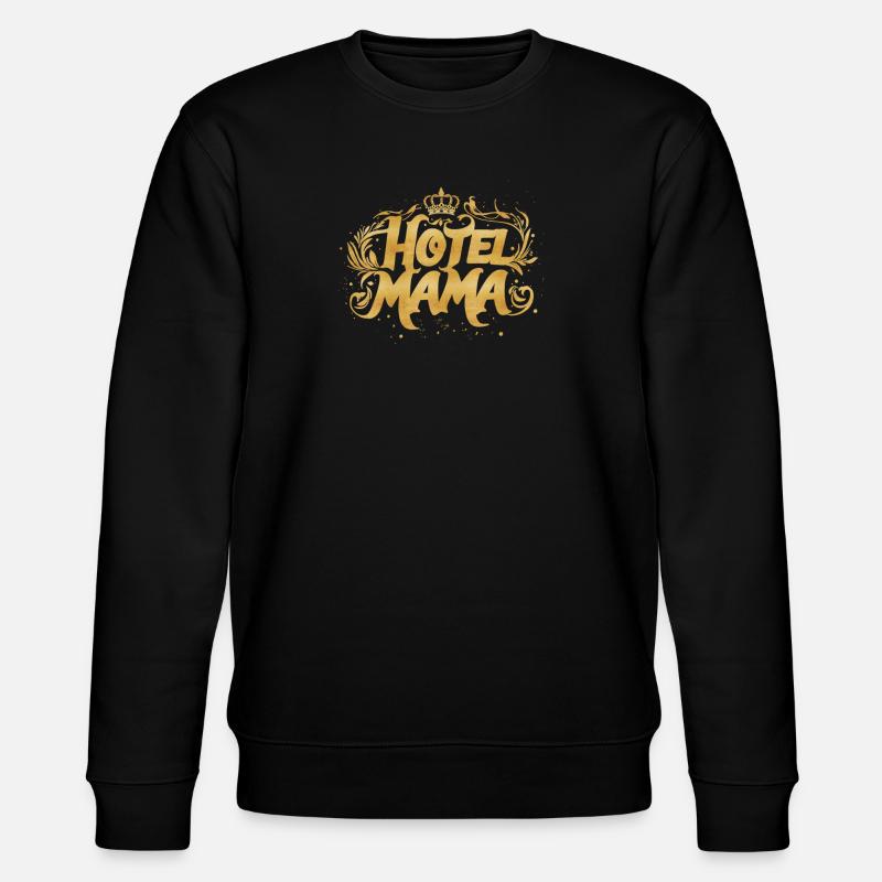 Hotel Mama! - Stanley/Stella Unisex Bio-Sweatshirt CHANGER  - Schwarz