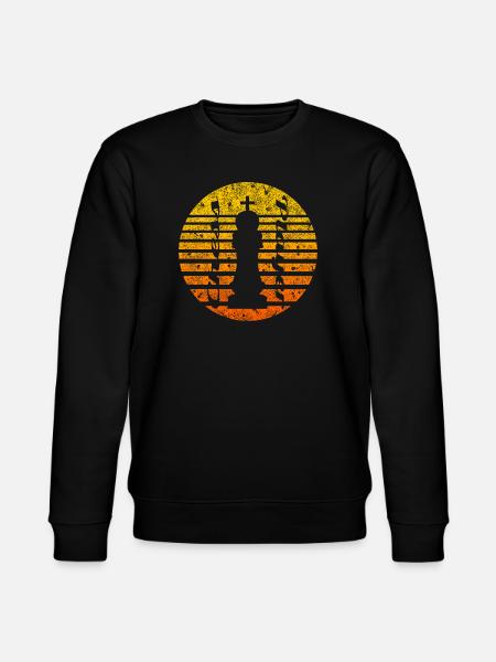 Motif d’échecs avec roi - Sweat bio CHANGER Stanley/Stella Unisexe - noir