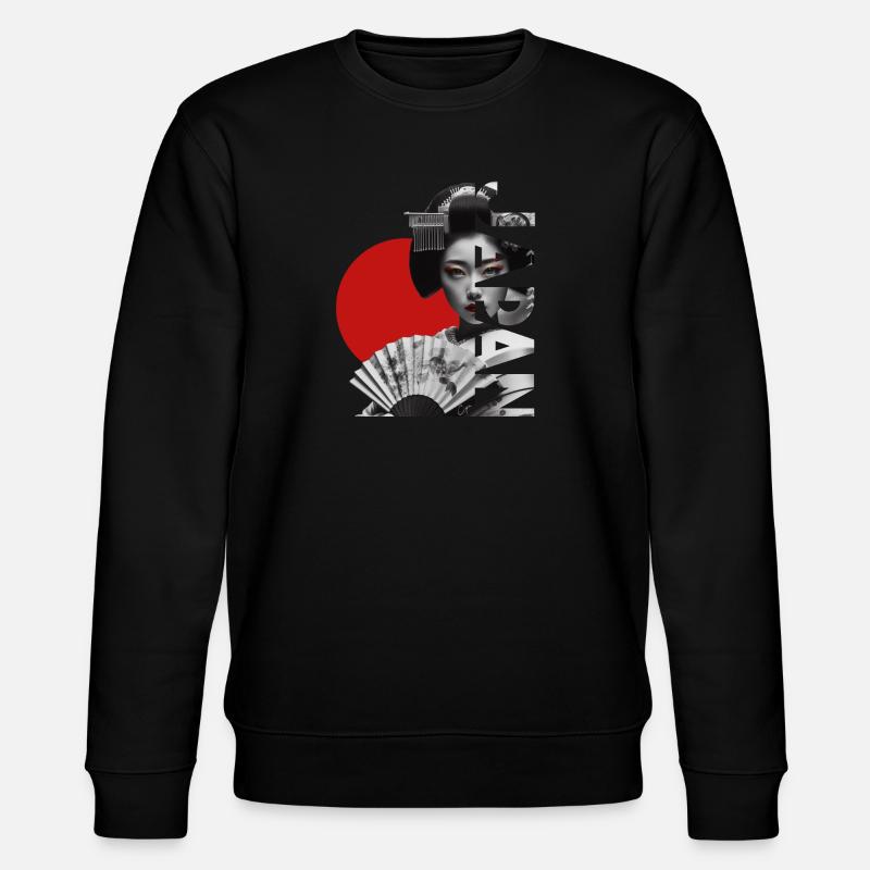 Japan - Stanley/Stella Unisex Bio-Sweatshirt CHANGER  - Schwarz