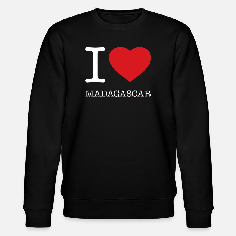 J’ADORE MADAGASCAR - Sweat bio CHANGER Stanley/Stella Unisexe - noir