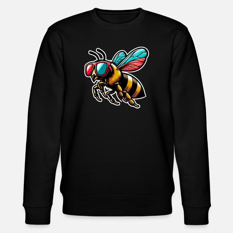 Bee - Stanley/Stella CHANGER Unisex Organic Sweatshirt - black
