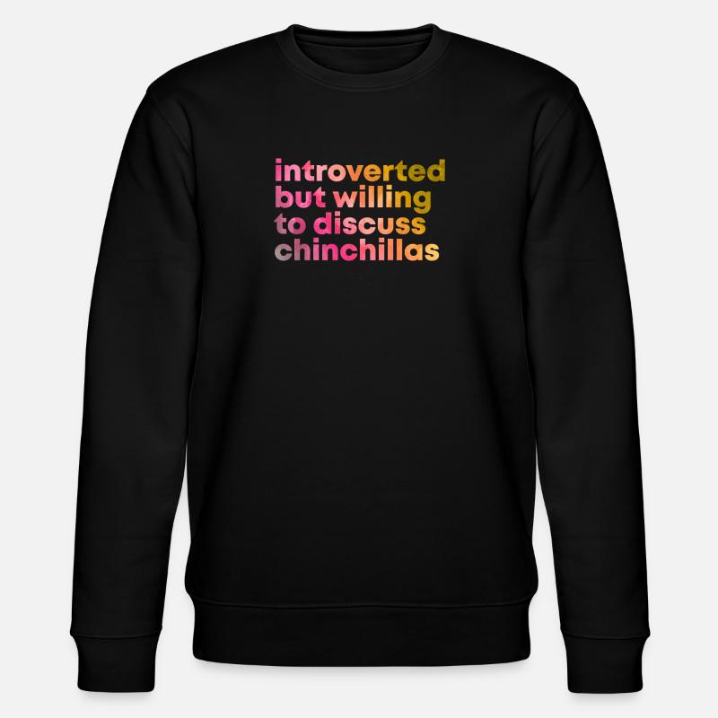 Chinchilla - Stanley/Stella Unisex Bio-Sweatshirt CHANGER  - Schwarz
