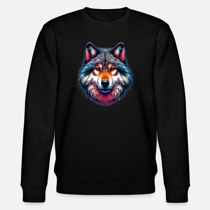 Loup - Sweat bio CHANGER Stanley/Stella Unisexe - noir