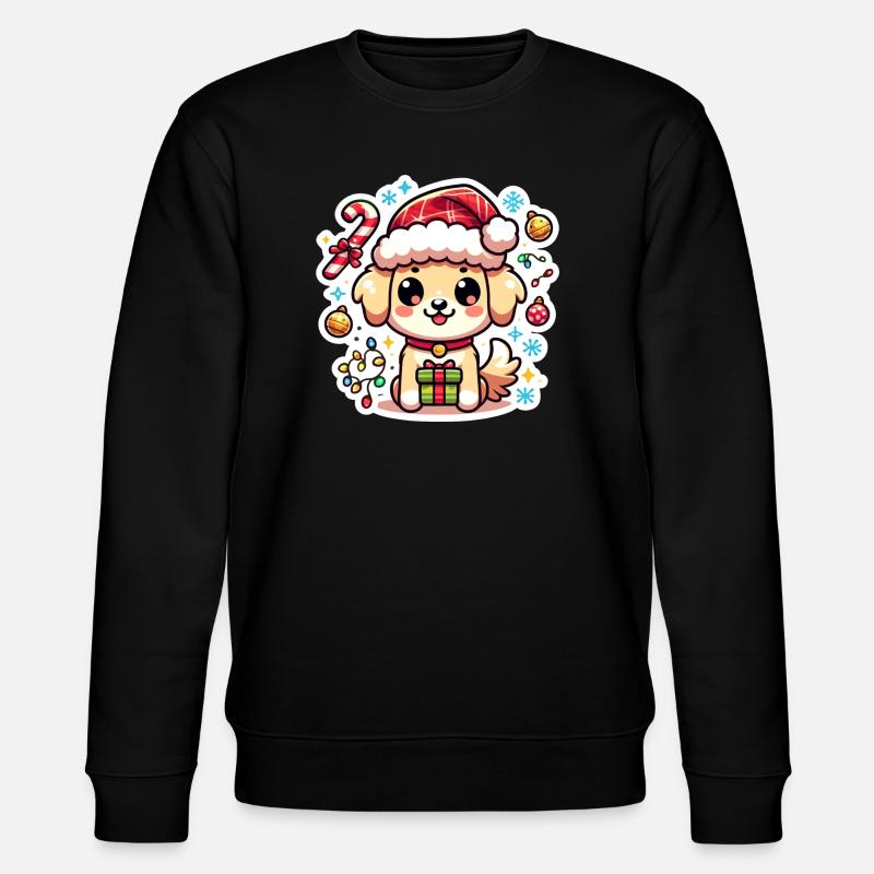 Pattes de Père Noël - Sweat bio CHANGER Stanley/Stella Unisexe - noir