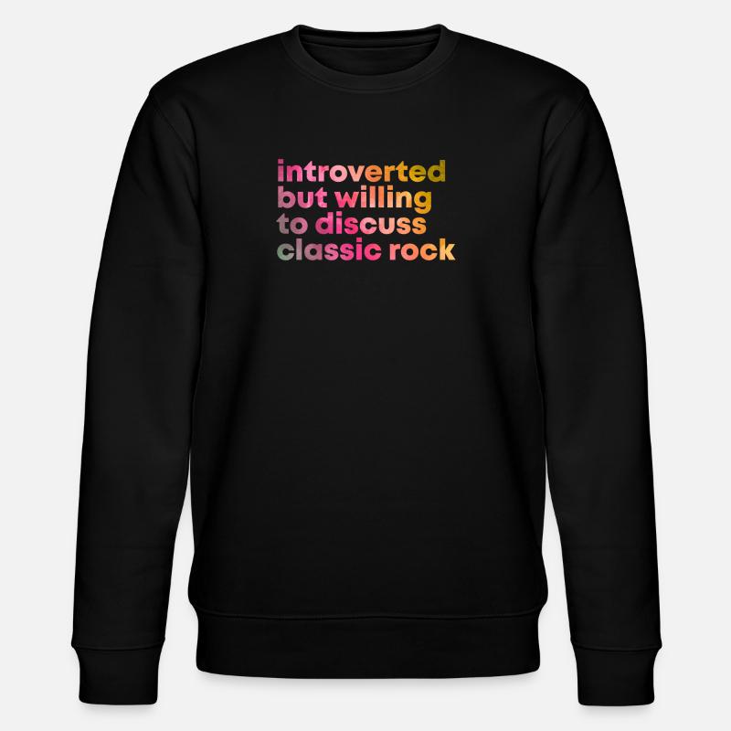 Rock classique - Sweat bio CHANGER Stanley/Stella Unisexe - noir