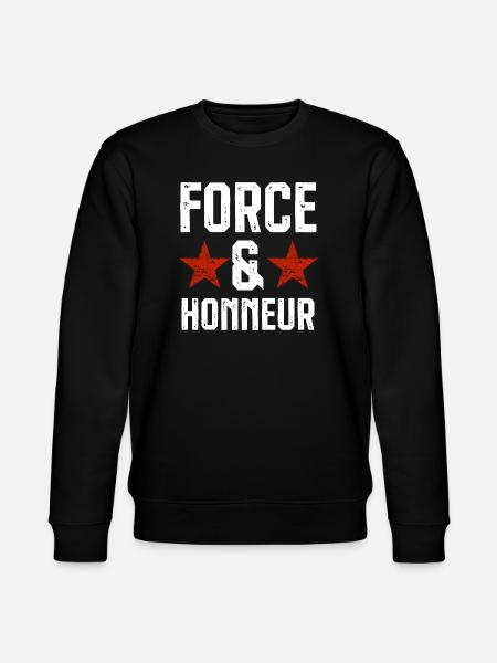 Force et honneur 1 - Sweat bio CHANGER Stanley/Stella Unisexe - noir
