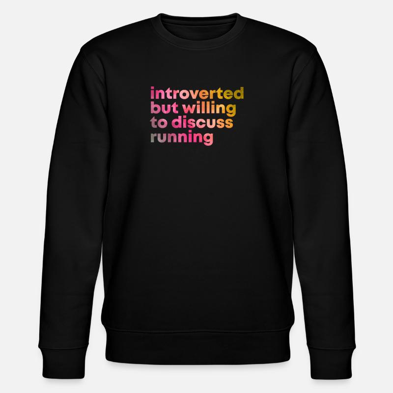 coureur - Sweat bio CHANGER Stanley/Stella Unisexe - noir