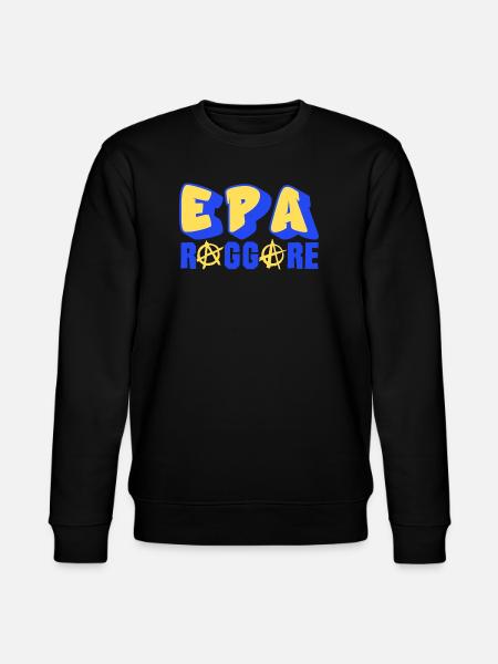 Epa Raggare Punk - Stanley/Stella CHANGER Unisex Organic Sweatshirt - black
