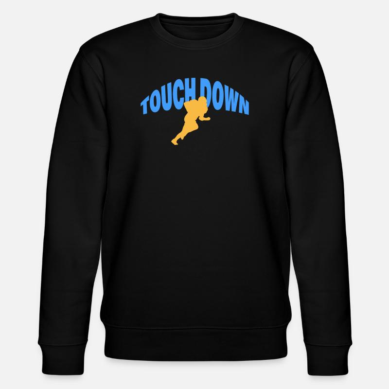 TOUCH DOWN - Stanley/Stella Unisex Bio-Sweatshirt CHANGER  - Schwarz