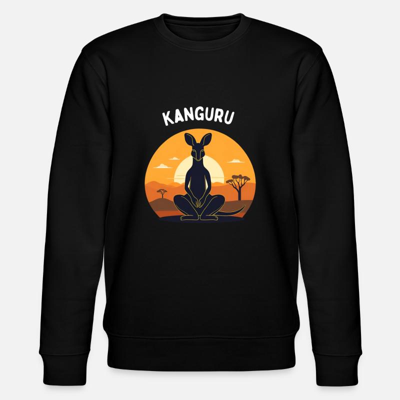 Kanguru - Sweat bio CHANGER Stanley/Stella Unisexe - noir