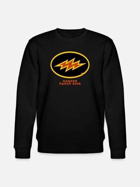 shock risk - Stanley/Stella CHANGER Unisex Organic Sweatshirt - black
