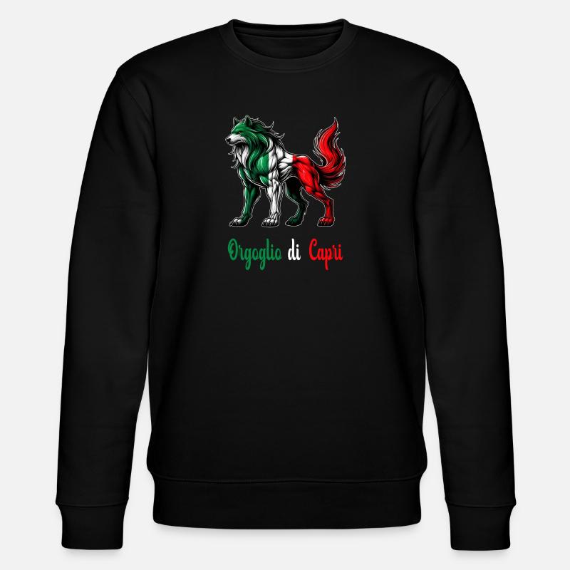 Le drapeau italien de la fierté de Capri - Sweat bio CHANGER Stanley/Stella Unisexe - noir