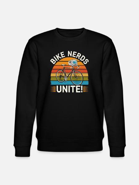 Bike Nerds Unite! - Stanley/Stella CHANGER Unisex Organic Sweatshirt - black