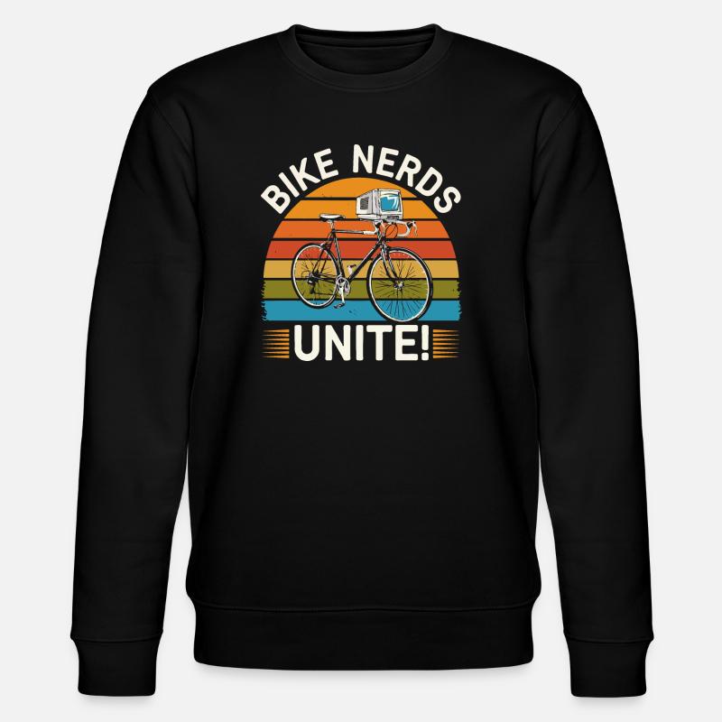 Nerds du vélo s’unissent ! - Sweat bio CHANGER Stanley/Stella Unisexe - noir