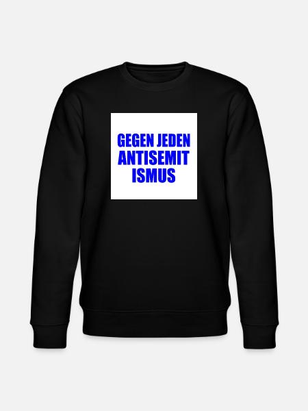 gegen jeden antisemitismus - Stanley/Stella Unisex Bio-Sweatshirt CHANGER  - Schwarz