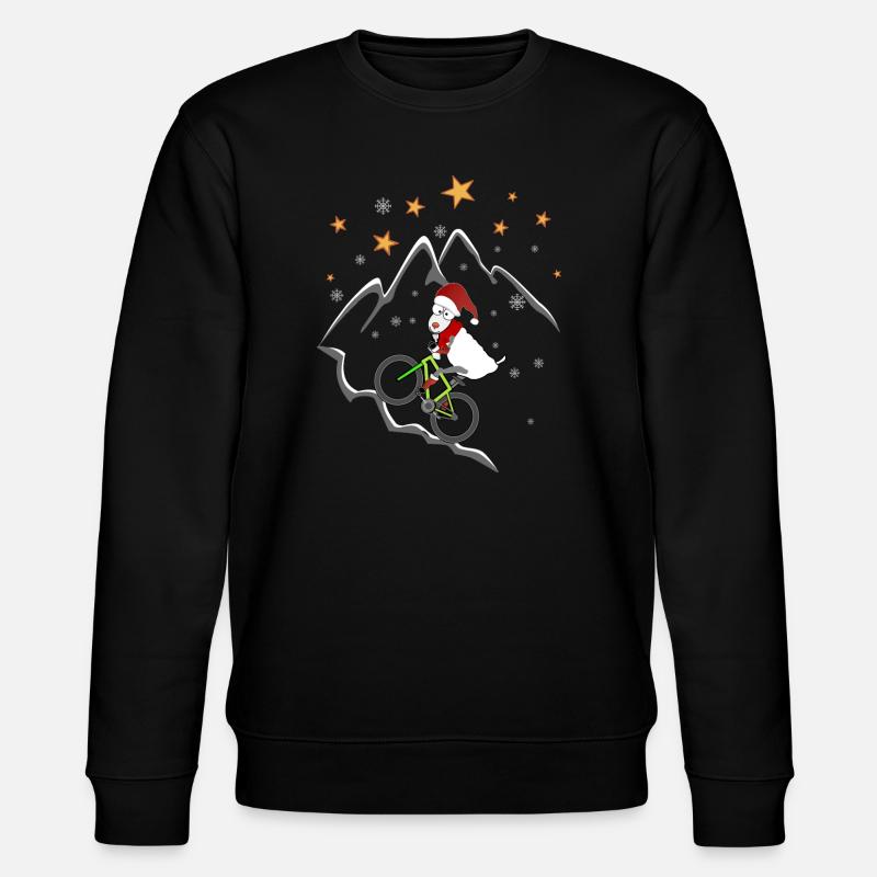 MTB XMAS - Stanley/Stella Unisex Bio-Sweatshirt CHANGER  - Schwarz